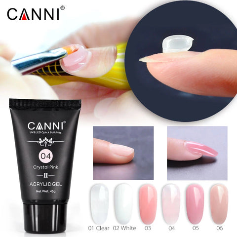 CANNI Poly Nails UV Gel Nail Art Manicure