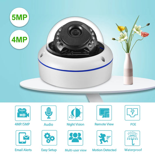 Gadinan 5MP/4MP/8MP Outdoor IP CCTV Camera