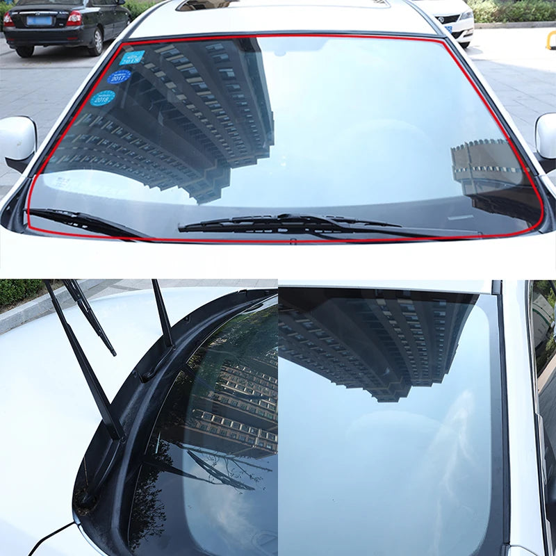 Car Windshield Seal Rubber Strip - Noiseproof & Waterproof