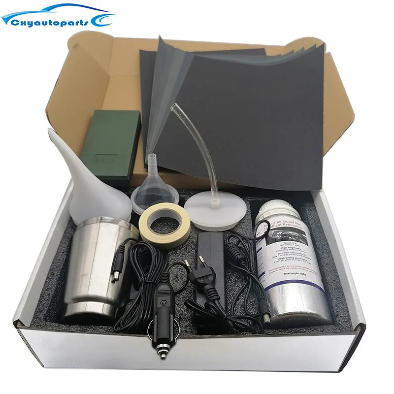 Polish Car Headlight Kit 800G Liquid Polymer Repair and Renovation Tool