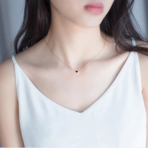 Modian gouden hartvormige hanger ketting