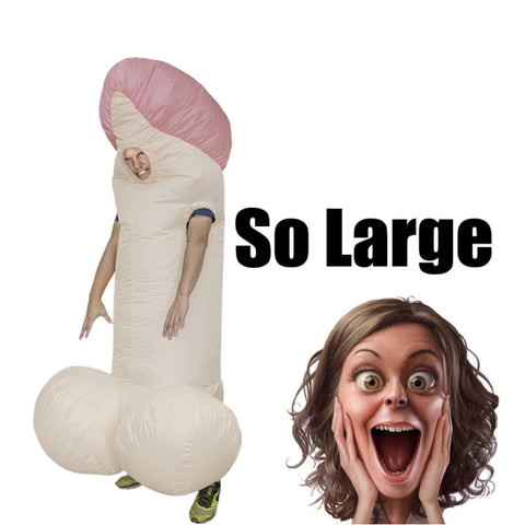 Inflatable Penis Costume for Adults - Fun & Sexy Jumpsuit