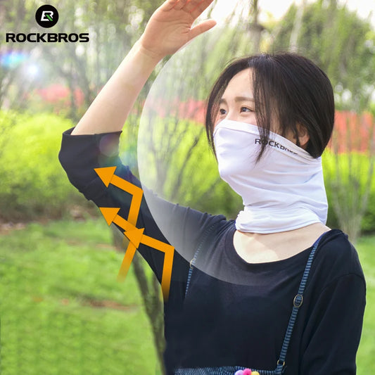 ROCKBROS Summer Face Scarf - Ultimate Neck Sun Protection for Cycling & Outdoor Activities