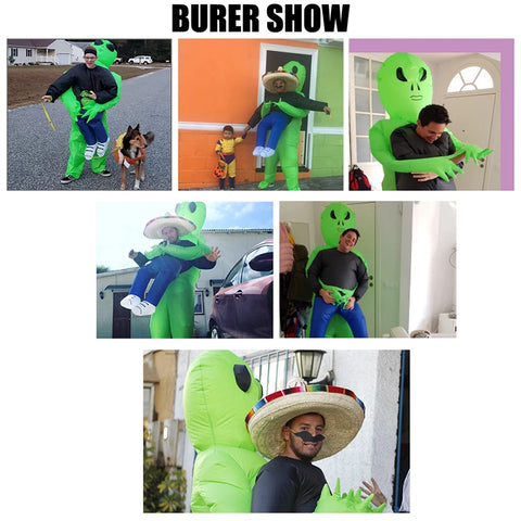 ET-Aliens Inflatable Costume - Scary Monster Cosplay for All Ages