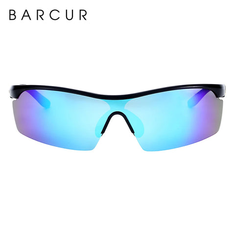 BARCUR Aluminium Gepolariseerde Sportzonnebril - Anti-reflecterende UV400 Unisex Zonnebrillen