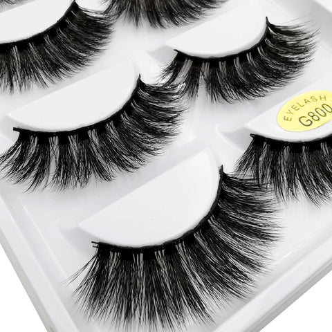 5 Pairs 3D Mink Eyelashes