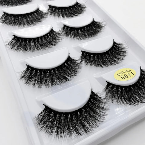 5 Pairs 3D Mink Eyelashes