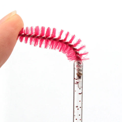 Crystal Eyelash Brushes with Diamond Handle