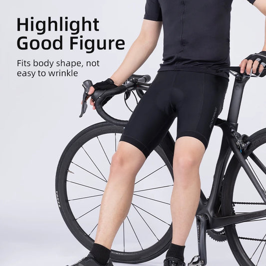 ROCKBROS Summer Cycling Shorts - Breathable Shockproof Tights for MTB and Road Biking