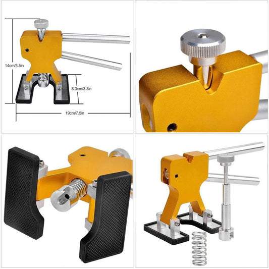 Car Paintless Dent Repair Tool Sheet Metal Kit with Slide Hammer and Suction Cup