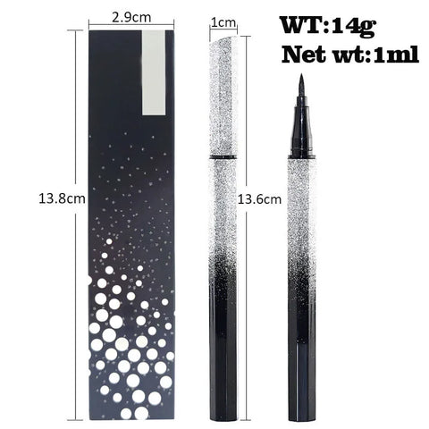 1PC New Brand Women Black Liquid Eyeliner - Long-lasting Waterproof Eye Liner Pencil Pen
