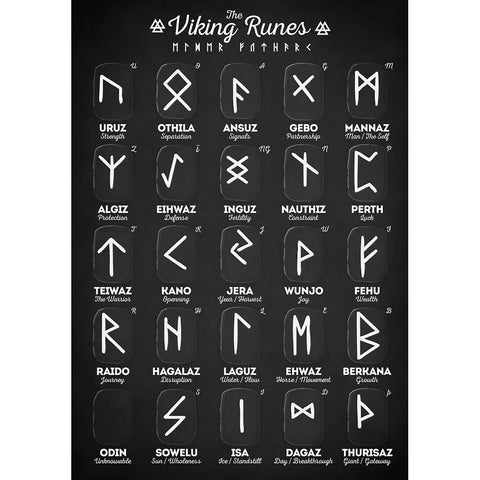 Skyrim Nordic Runes Letter Earring Amulet - Stainless Steel Stud Jewelry for Women and Girls