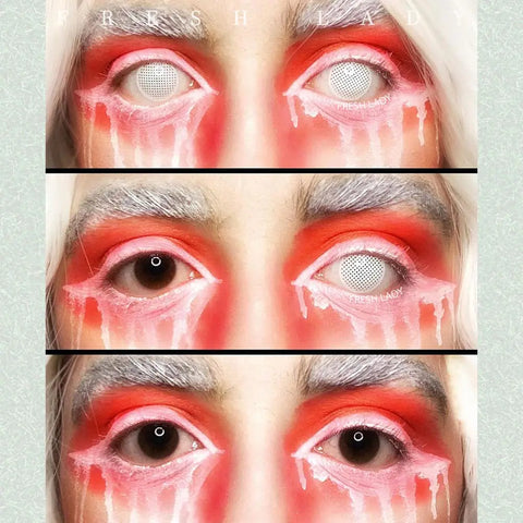 UYAAI Roze Cosplay Contactlens - Grote Pupillen Multicolor 