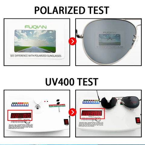 Klassieke grote piloten gepolariseerde zonnebril - Luxe metalen UV400 zonnebril voor heren in de luchtvaart, voor autorijden en op vakantie