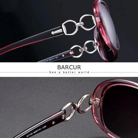 BARCUR Vintage Polarized Sunglasses – Designer Unisex Eyewear