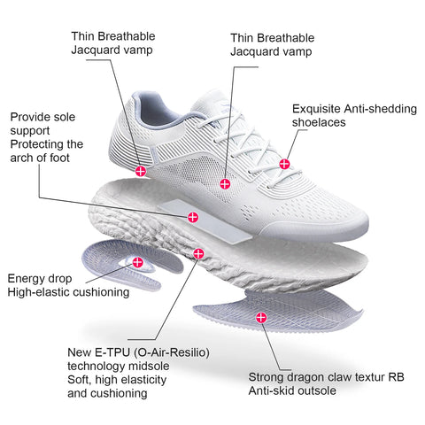 ONEMIX Fashion 2025 Running Shoes for Men - Air Cushion Athletic Trainers for Couples