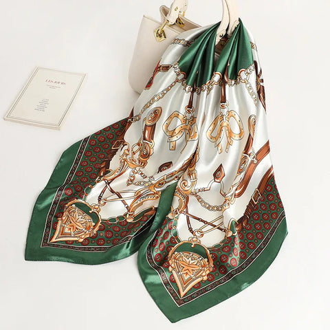 2024 Luxury Silk Shawl Square Scarf