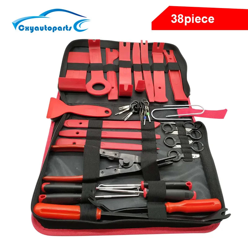 Car Interior Disassembly Kit - 38PCS Plastic Trim Removal Tool Set for DIY Auto Repair