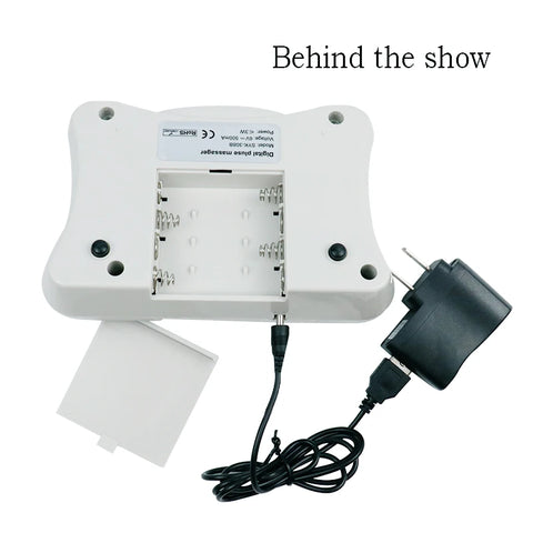 12 Modes EMS Muscle Stimulator & Tens Pulse Massager - Digital Frequency Physiotherapy Machine
