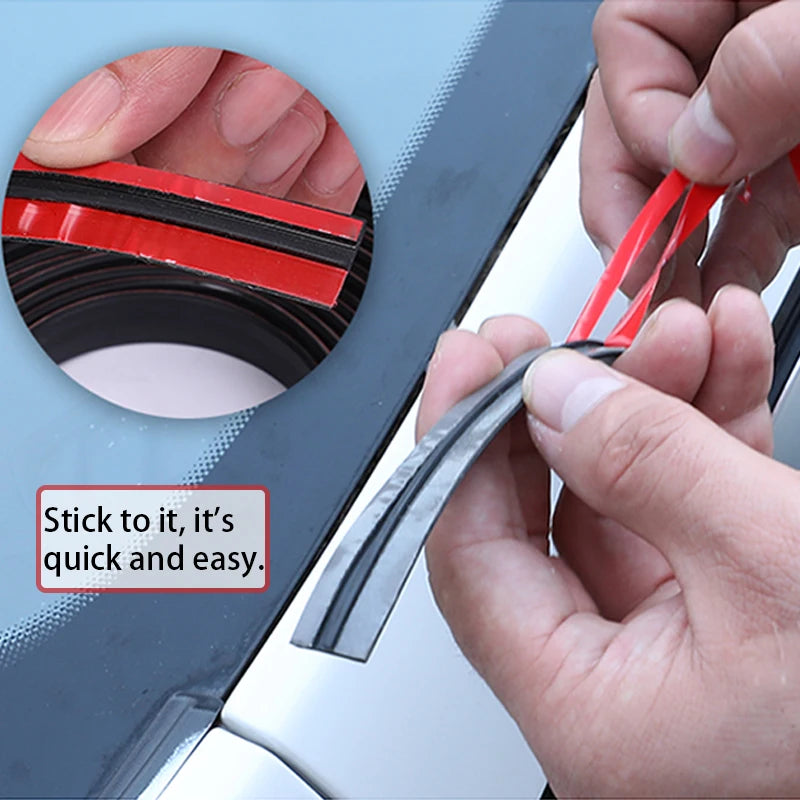 Car Windshield Seal Rubber Strip - Noiseproof & Waterproof