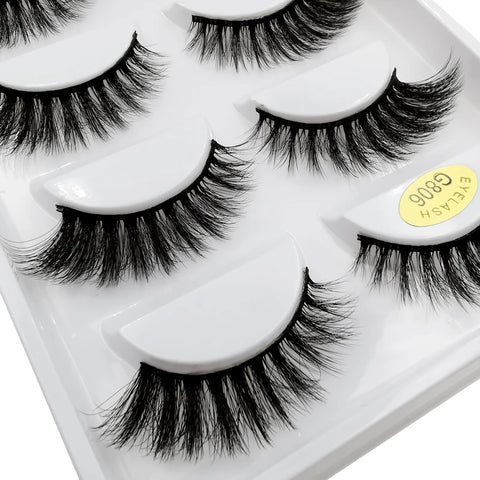 5 Pairs 3D Mink Eyelashes