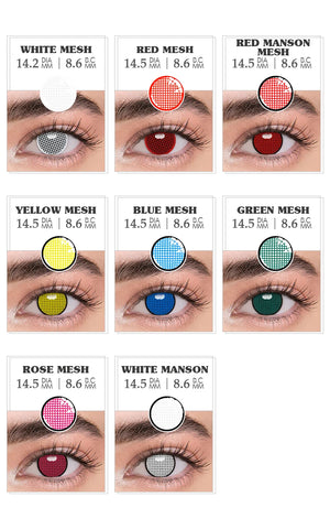 UYAAI Roze Cosplay Contactlens - Grote Pupillen Multicolor 