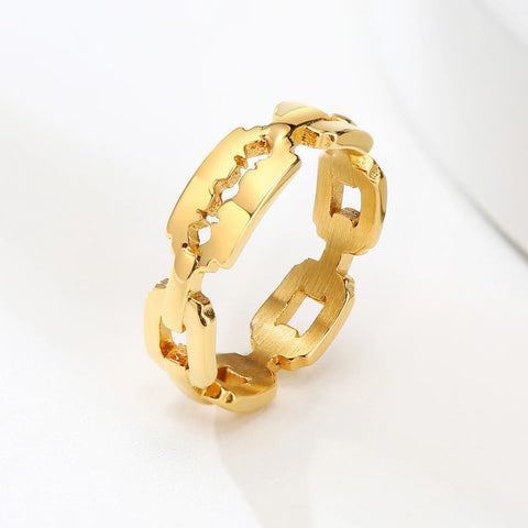 Punk Stainless Steel Men Ring - Unique Razor Blade Ring, Stylish Unisex Jewelry Gift