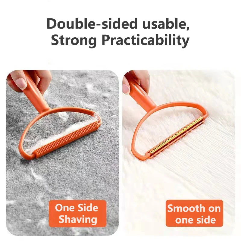 Double-Sided Lint Remover - Portable Pet Hair and Fabric Shaver