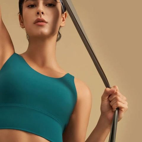 SOISOU Yoga sportbeha voor dames - Diep V-ontwerp, uitneembare cups, comfortabele pasvorm