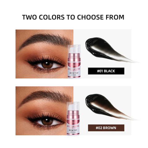 Semi-permanent Brow and Lash Lift and Tint Kit for Effortless Beauty
