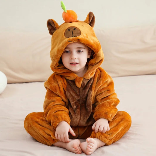 MICHLEY Carnival Capybara Baby Rompers
