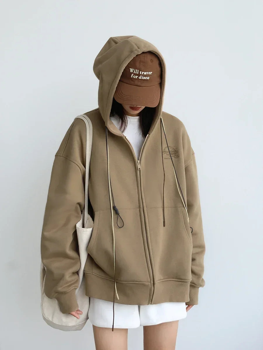 CHICVEN Women Sweatshirt - Cozy & Stylish Hooded Coat