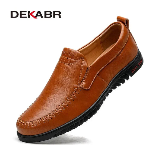DEKABR Herenloafers van echt leer - Luxe casual rijschoenen