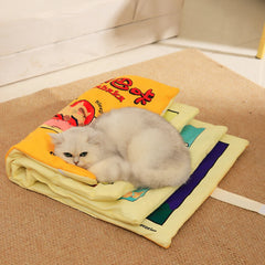 Book Style Cat Mat for Dogs and Cats - Portable and Fun Pet Mats