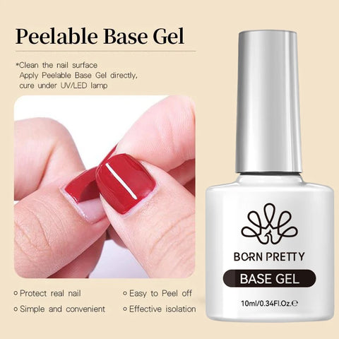 BORN PRETTY Peel Off Base Gel Nail Polish