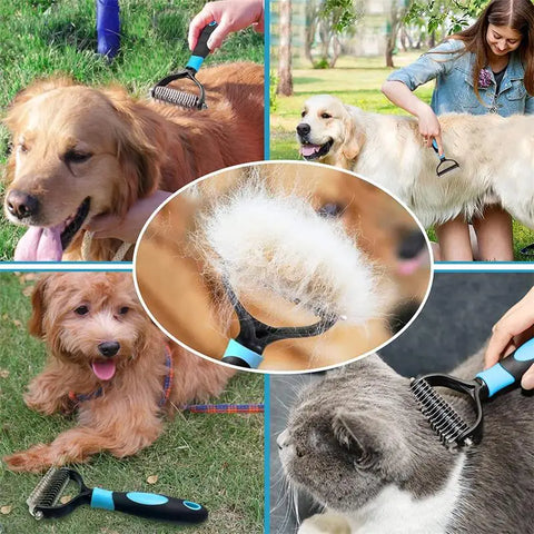 Professional Dog Brush - Ultimate Pet Hair Remover for Dogs and Cats