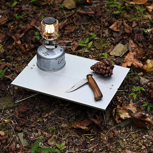 Ultralight Mini Outdoor Table - Foldable Aluminum Alloy Camping Furniture for Travel, Picnic & Barbecue