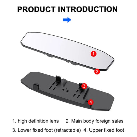 SEAMETAL Car Baby Mirror - Wide Angle & Anti-Glare