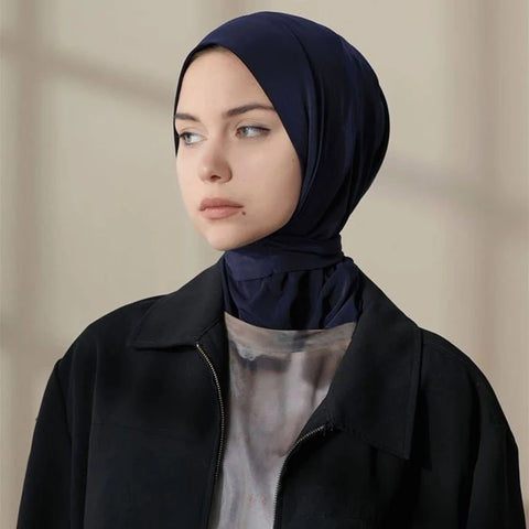 Fashion Muslim Hijab Caps - Solid Underscarf for Women