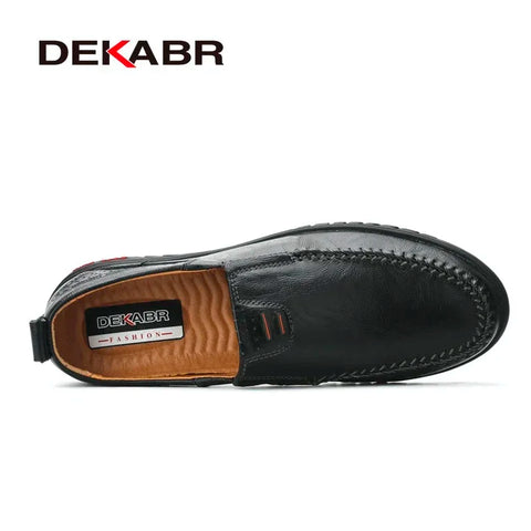 DEKABR Echt leren heren casual schoenen loafers