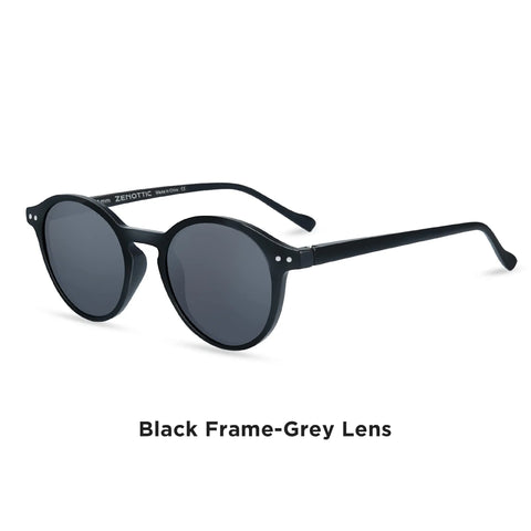 ZENOTTIC Small Retro Round Polarized Sunglasses – Vintage UV400 Unisex Shades