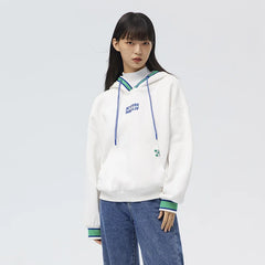 Semir 2024 Women's Contrasting Color Hooded Sweatshirt