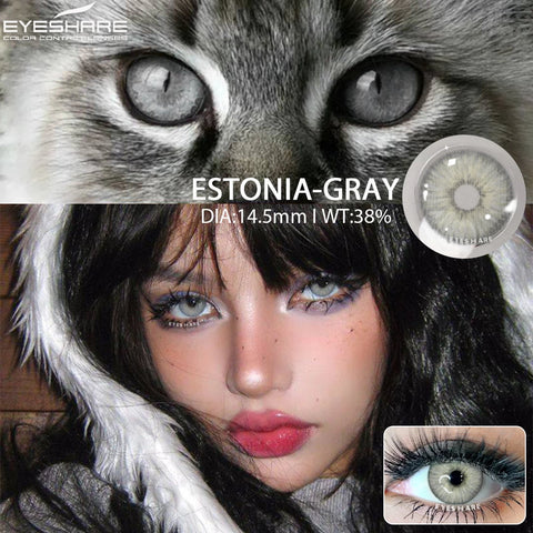 EYESHARE Gray Colored Contact Lenses for a Fashionable Look