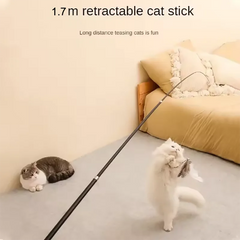 Four Section Telescopic Cat Stick 1.8m Super Long Carbon Fiber Fishing Rod