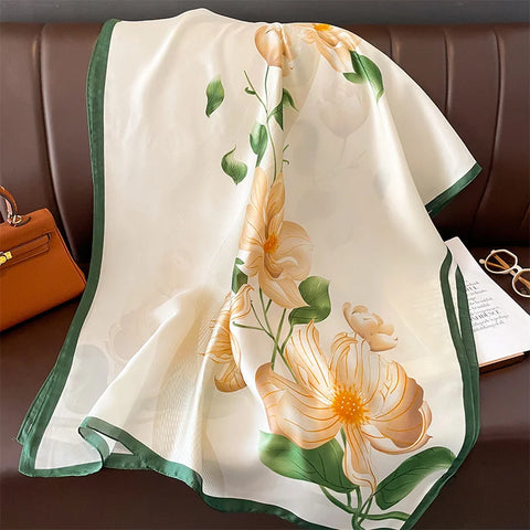 Elegant Women’s 180x90cm Silk Scarves for Every Occasion