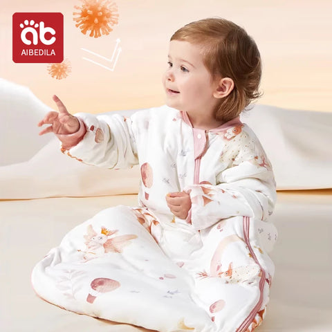 AIBEDILA Baby Sleeping Bag Cartoon Pajamas