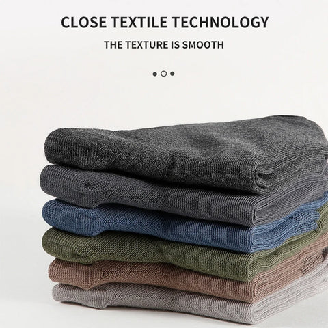 MiiOW 5 Pairs Men's Soft Cotton Socks