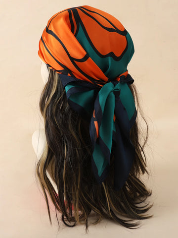 Luxury 2023 Silk Square Scarf for Women