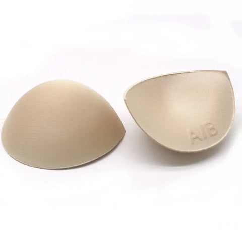2 Pcs Thick Sponge Bra Pads for Swimwear and Bikinis - Push Up Breast Enhancers