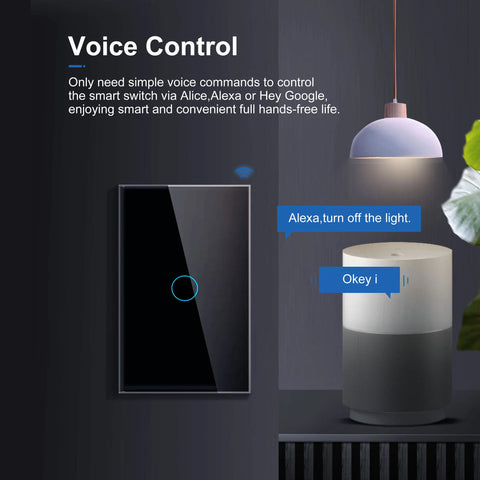 GIRIER Smart Wifi Touch Switch - No Neutral Wire Required